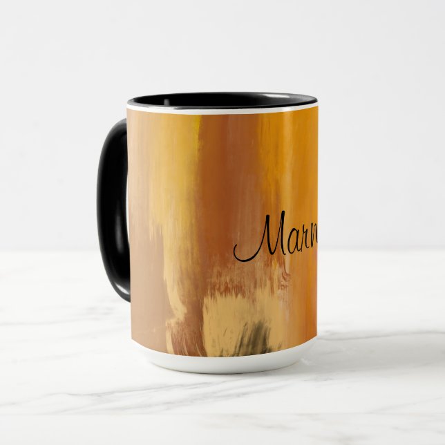 Abstract Grounded Earth Mug (Front Left)