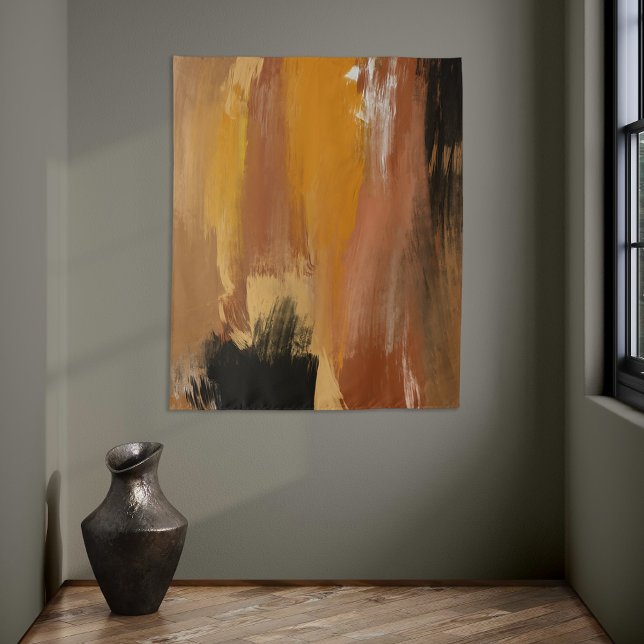 Abstract Grounded Earth Tapestry (Abstract Grounded Earth tapestry displayed)