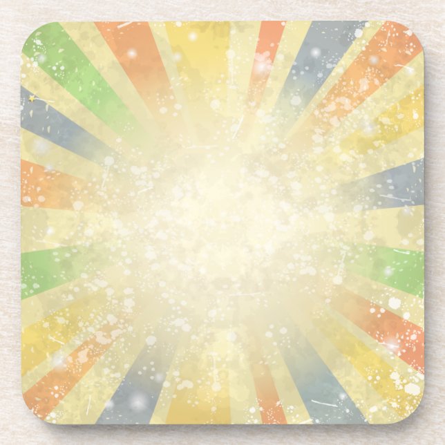 Abstract grunge background coaster (Front)