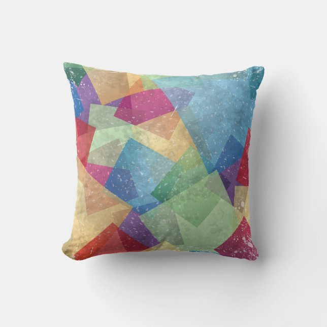Abstract grunge background cushion (Front)