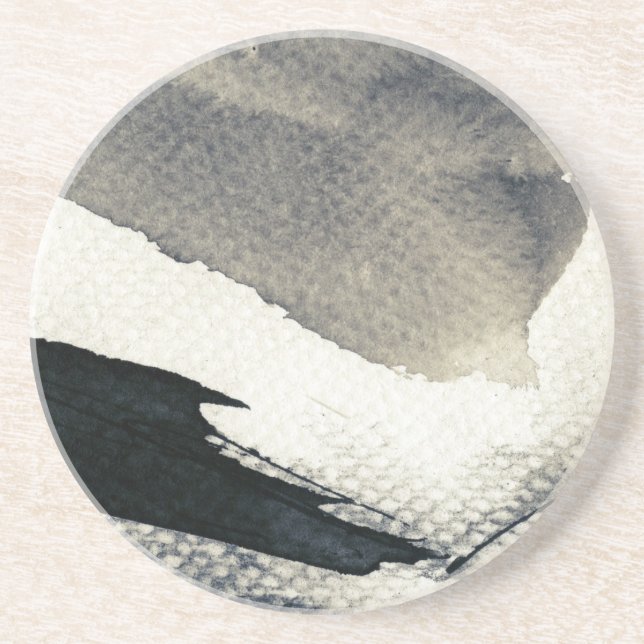 Abstract grunge background, ink texture. 4 coaster (Front)