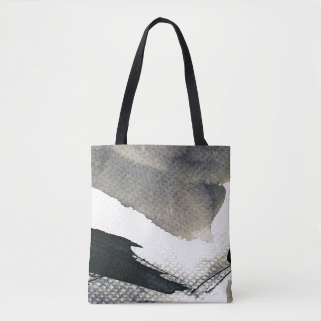 Abstract grunge background, ink texture. 4 tote bag (Front)