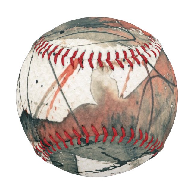 Abstract grunge background, ink texture. 5 baseball (Front)