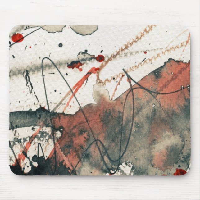 Abstract grunge background, ink texture. 5 mouse pad (Front)