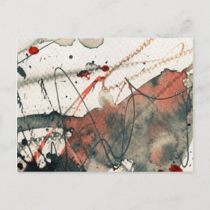 Abstract grunge background, ink texture. 5 postcard