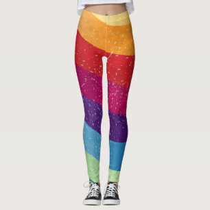 Abstract grunge background leggings
