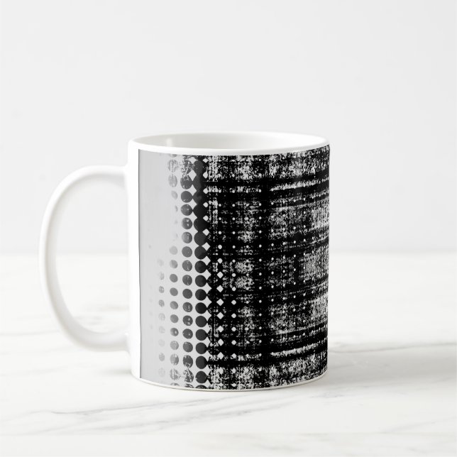 abstract grunge background patternabstract, aged,  coffee mug (Left)
