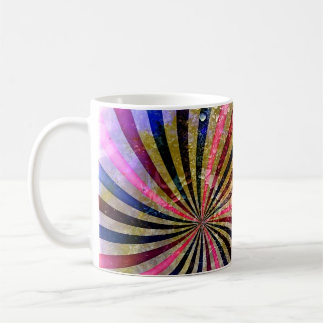 abstract grunge background patternabstract, aged,  coffee mug (Left)