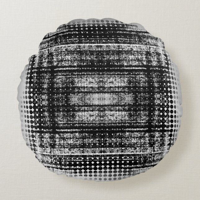 abstract grunge background patternabstract, aged,  round cushion (Front)