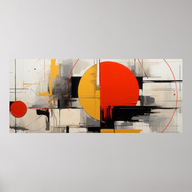 Abstract grunge background poster (Front)