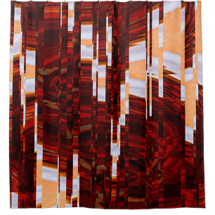 abstract grunge background with glitch effectabstr shower curtain