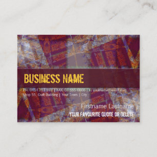 Abstract Grunge BiG Business Card