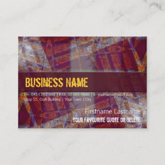 Abstract Grunge BiG Business Card
