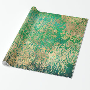 Abstract grunge gold textures wrapping paper