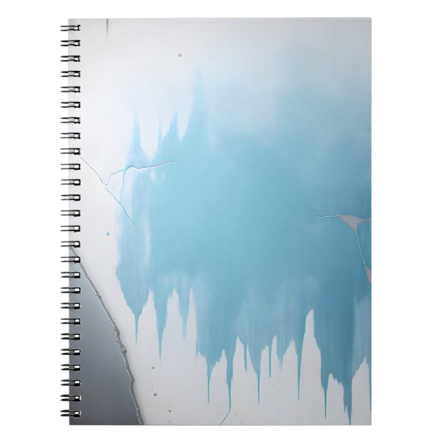 Abstract grunge metal texture notebook (Front)