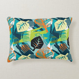 Abstract Grunge: Rough Seamless Surface. Decorative Cushion