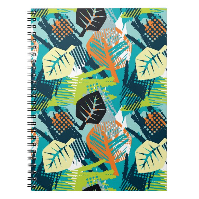 Abstract Grunge: Rough Seamless Surface. Notebook (Front)