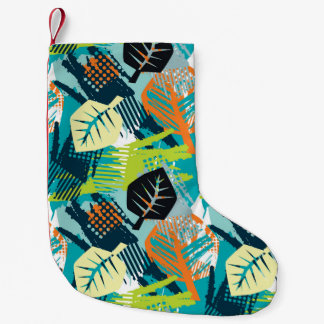 Abstract Grunge: Rough Seamless Surface. Small Christmas Stocking