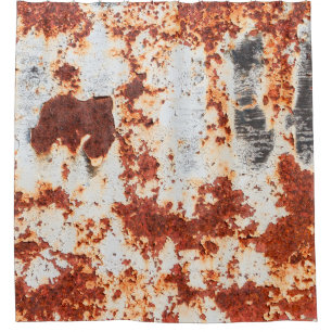abstract grunge rust texture background shower curtain