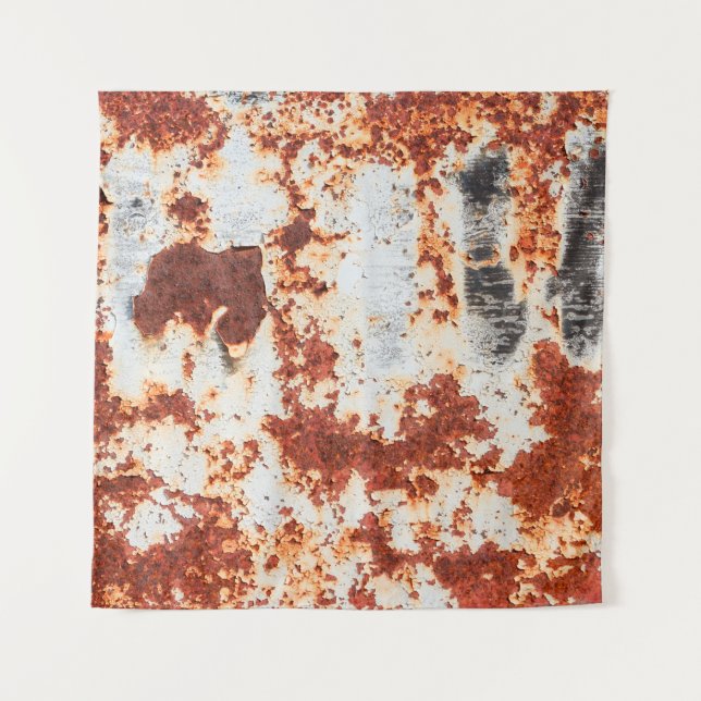 abstract grunge rust texture background tapestry (Front)