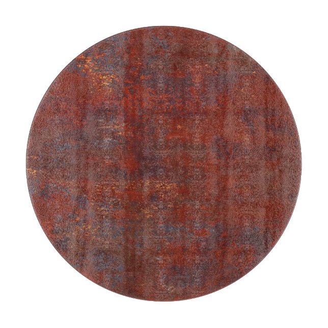 Abstract grunge rusty texture: realistic stucco cutting board (Front)