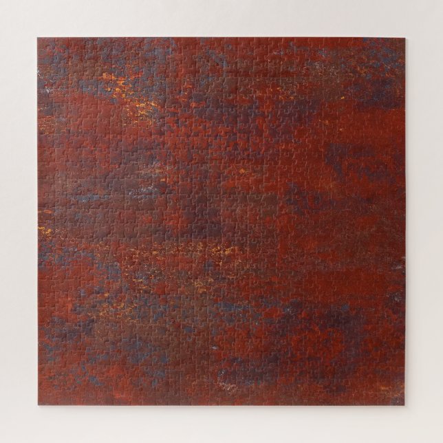 Abstract grunge rusty texture: realistic stucco jigsaw puzzle (Vertical)
