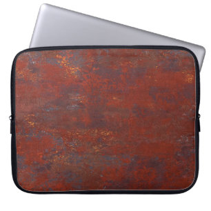 Abstract grunge rusty texture: realistic stucco laptop sleeve
