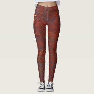 Abstract grunge rusty texture: realistic stucco leggings
