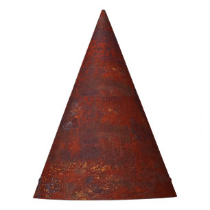 Abstract grunge rusty texture: realistic stucco party hat