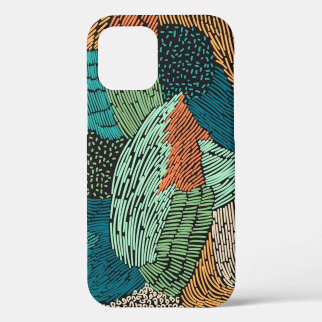 Abstract Grunge: Seamless Pattern Design. Case-Mate iPhone Case (Back)