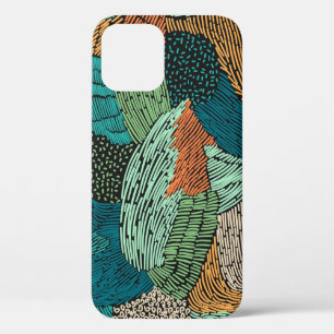 Abstract Grunge: Seamless Pattern Design. iPhone 12 Case