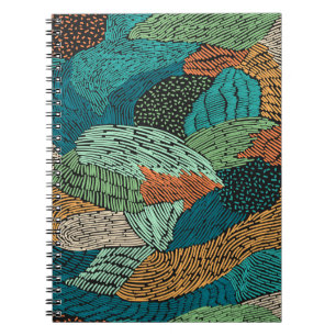 Abstract Grunge: Seamless Pattern Design. Notebook