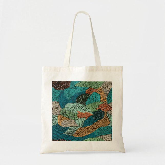 Abstract Grunge: Seamless Pattern Design. Tote Bag (Front)