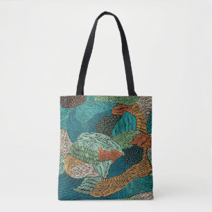 Abstract Grunge: Seamless Pattern Design. Tote Bag
