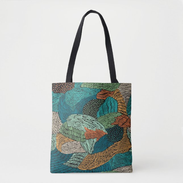 Abstract Grunge: Seamless Pattern Design. Tote Bag (Front)