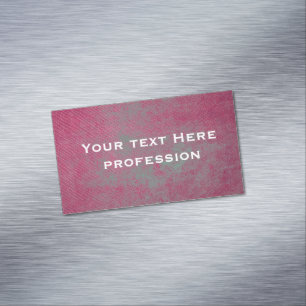 Abstract grunge texture leather Magnetic business card