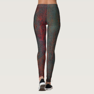 Abstract grunge texture leggings