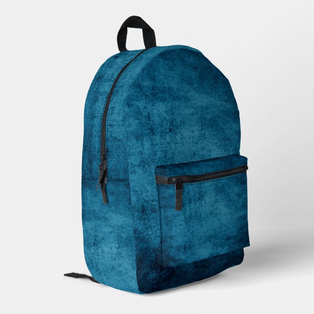 Abstract grunge texture printed backpack (Back Corner Left)