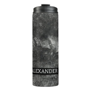 Abstract grunge texture thermal tumbler
