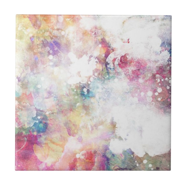 Abstract grunge texture with watercolor paint 2 tile (Front)