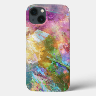 Abstract grunge texture with watercolor paint 3 iPhone 13 case