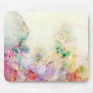 Abstract grunge texture with watercolor paint mouse pad