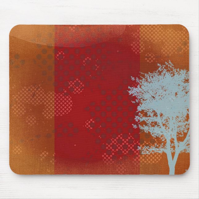 Abstract grunge tree Mouse Pad (Front)