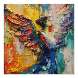 Abstract Guardian Angel Photo Print