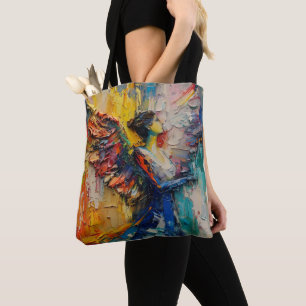 Abstract Guardian Angel Tote Bag