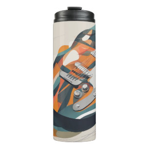 Abstract Guitar  Thermal Tumbler