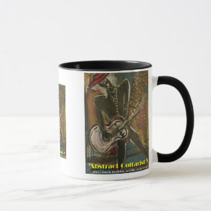abstract guitarist V Mug