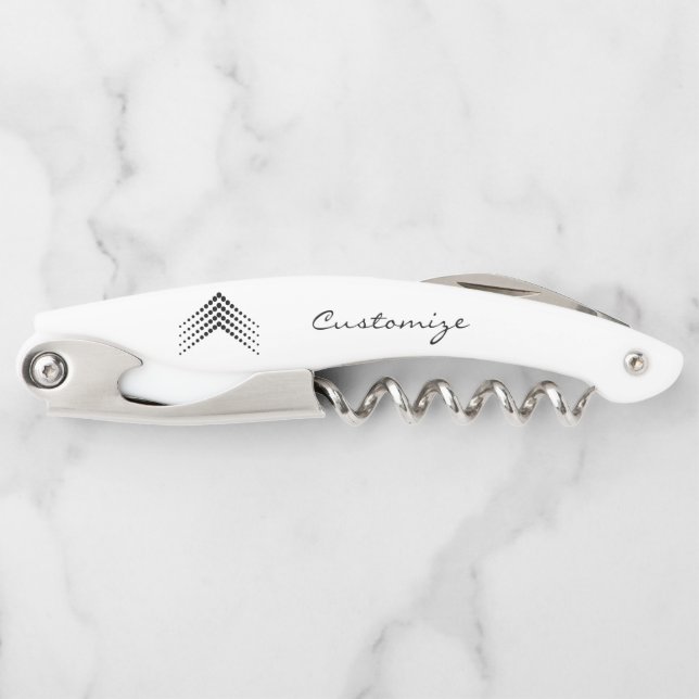 Abstract Half-tone Circle Zigzag Chevron Corkscrew (Front)
