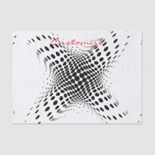 Abstract Half-tone Circles X Thunder_Cove Tissue Paper