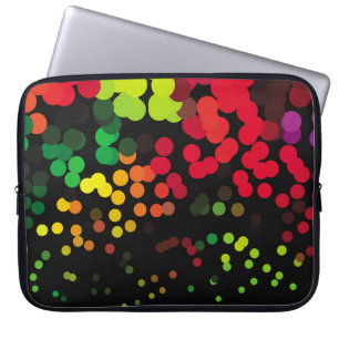 Abstract halftone background pattern. Geometric co Laptop Sleeve